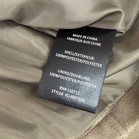 Vigoss Karen Faux Suede Moto Jacket NWT - Picture 9 of 9